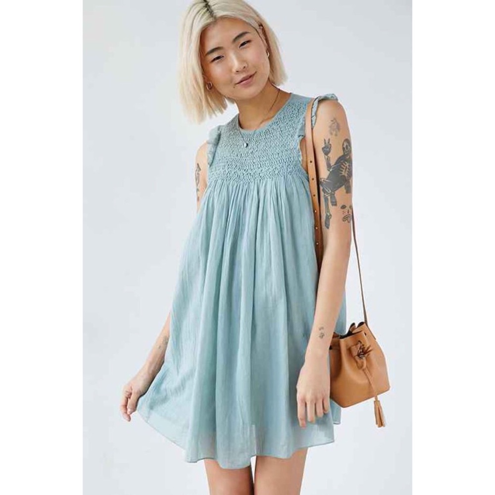 Kimchi Blue | Mindy Loo Smocked Yoke Dress